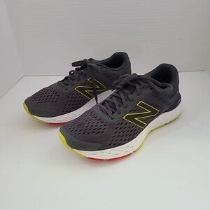New Balance 680v6 grey w/ bright green logo